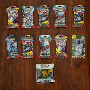 Pokémon Cards & Pikachu Funko Figure